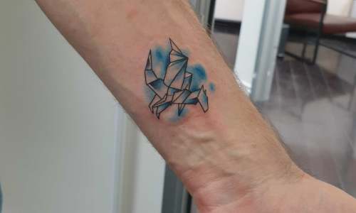 Watercolor Origami