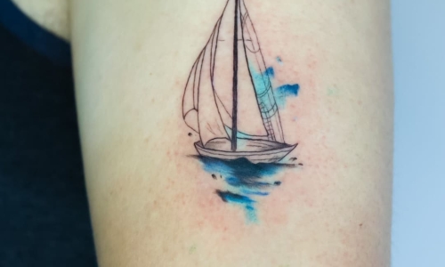 Watercolor Boat
